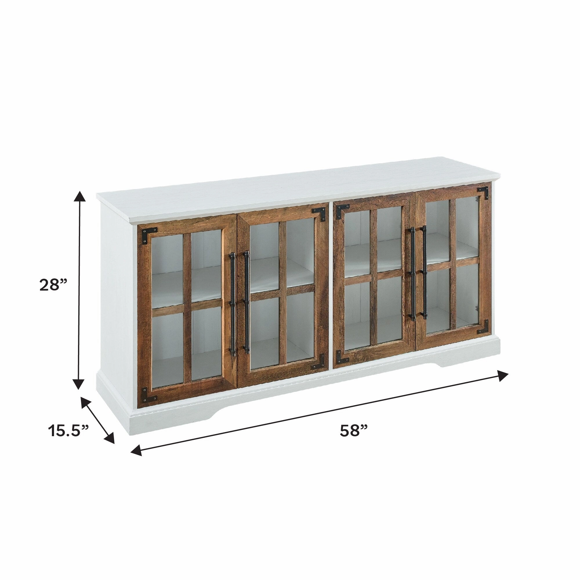 Middlebrook 58-inch Rustic 4-Door TV Stand