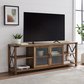 Middlebrook 70-inch Metal X-Accent TV Console