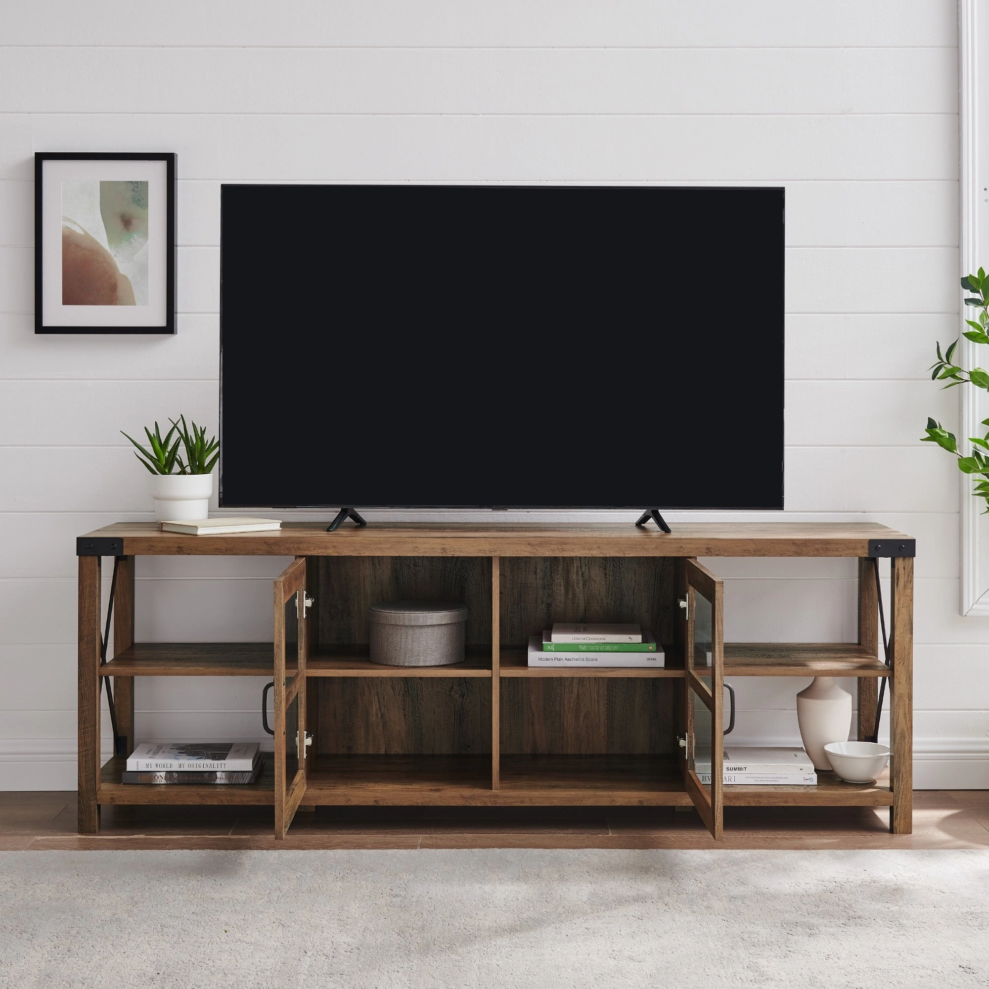 Middlebrook 70-inch Metal X-Accent TV Console