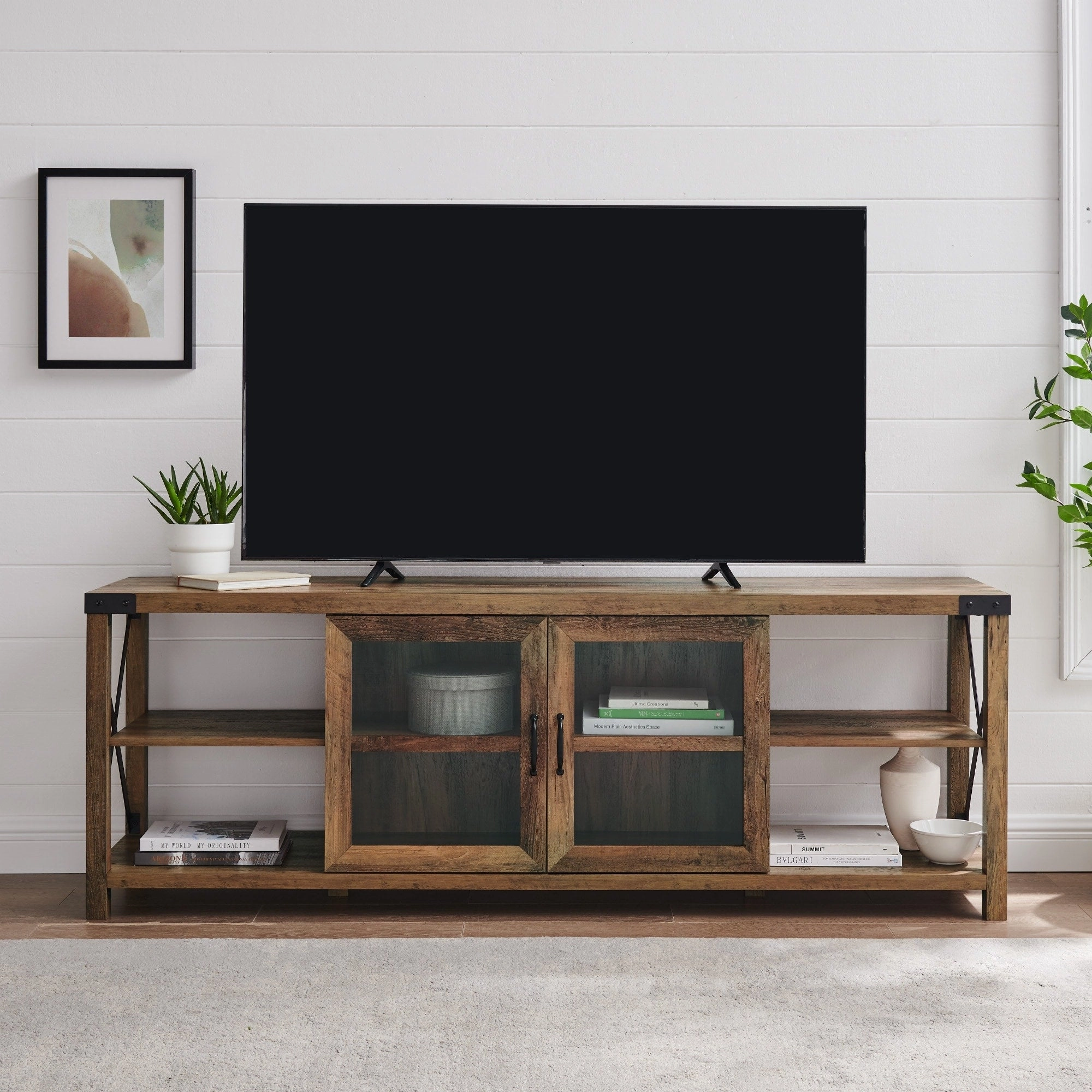 Middlebrook 70-inch Metal X-Accent TV Console