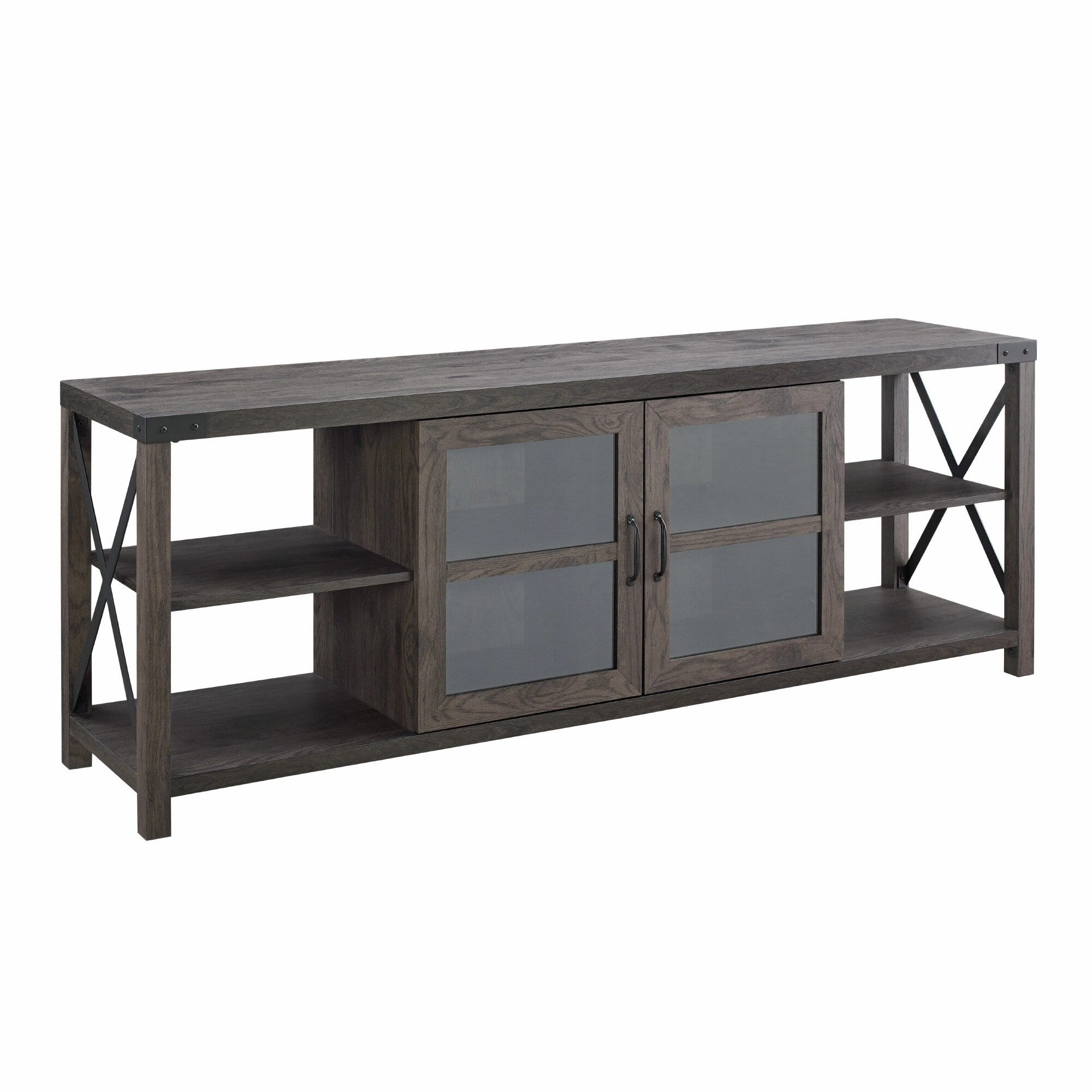 Middlebrook 70-inch Metal X-Accent TV Console