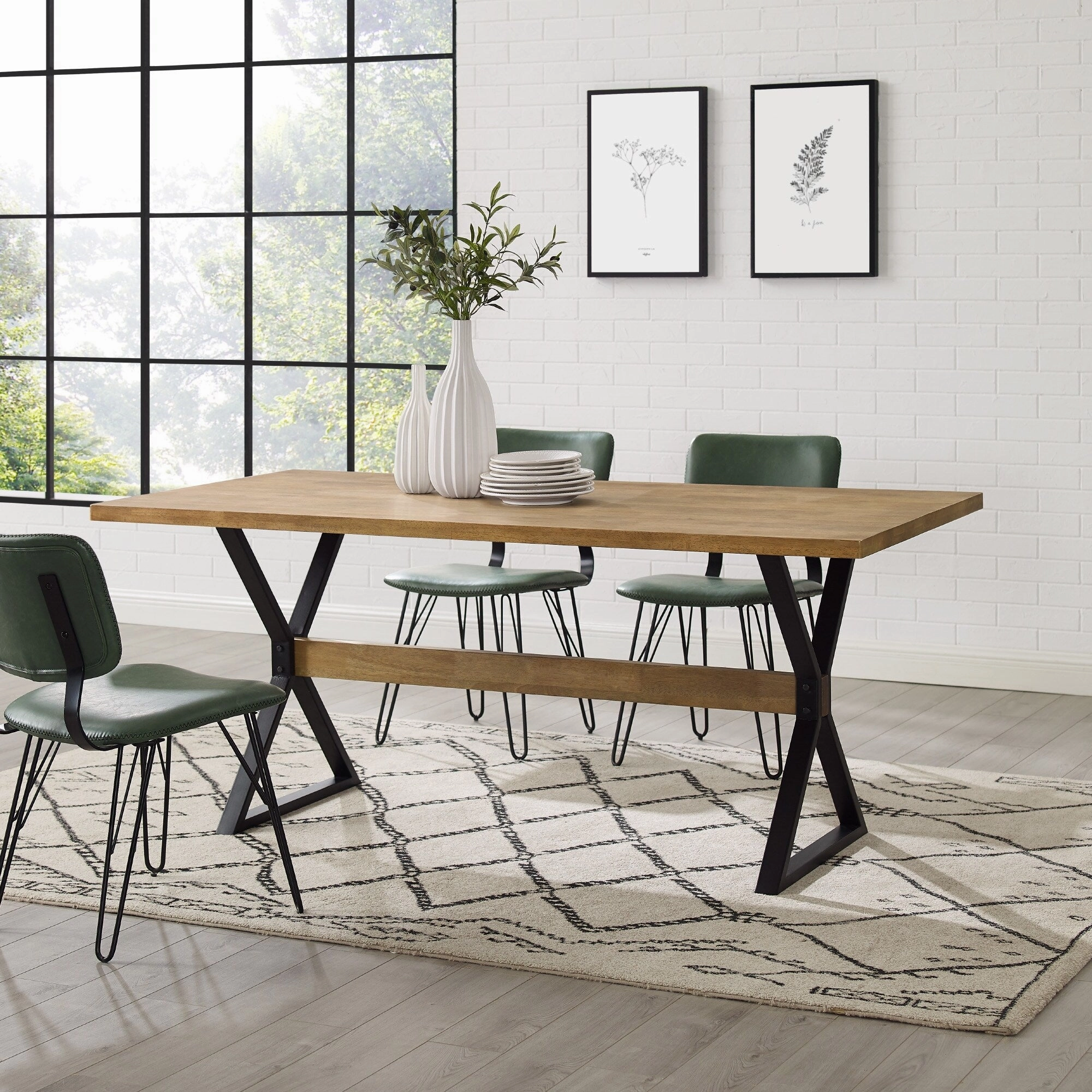 Middlebrook 72-Inch X-Leg Dining Table