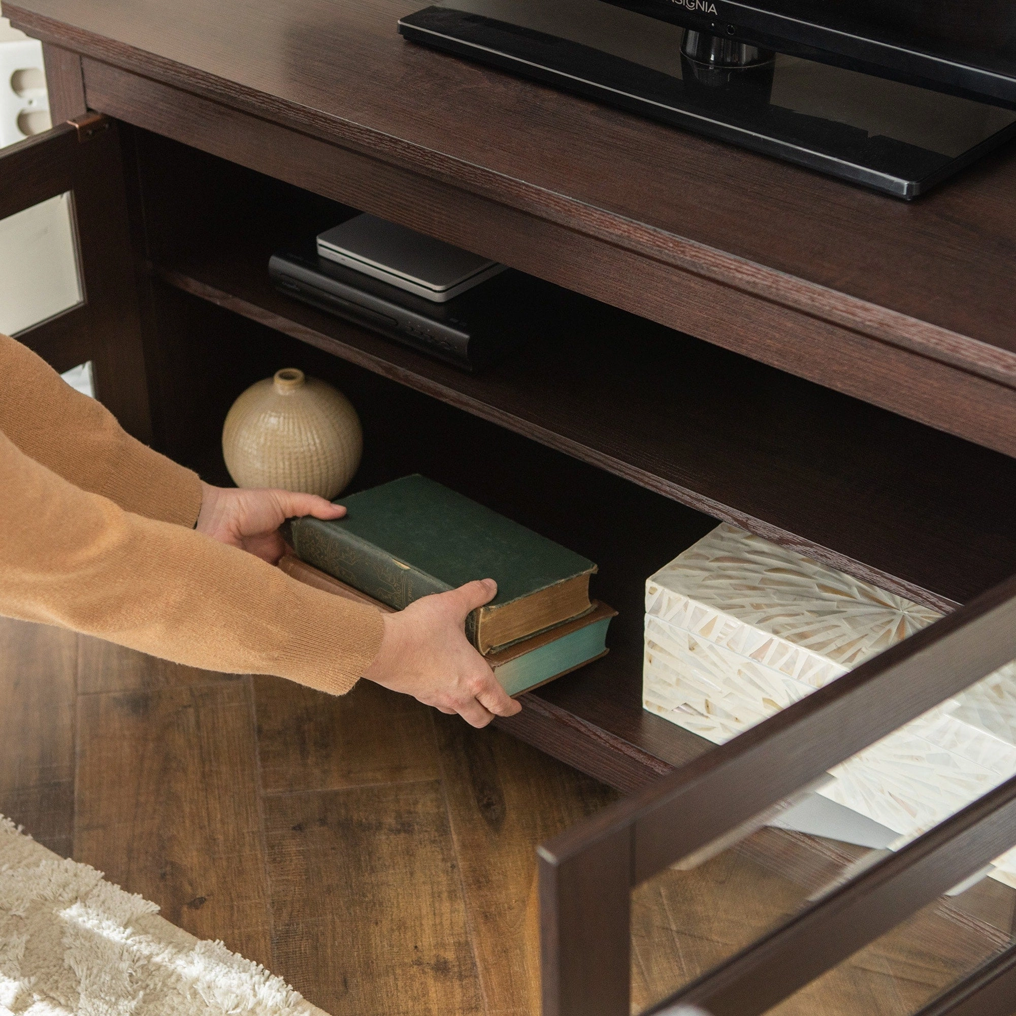 Middlebrook Bow Valley 44-inch Corner TV Stand