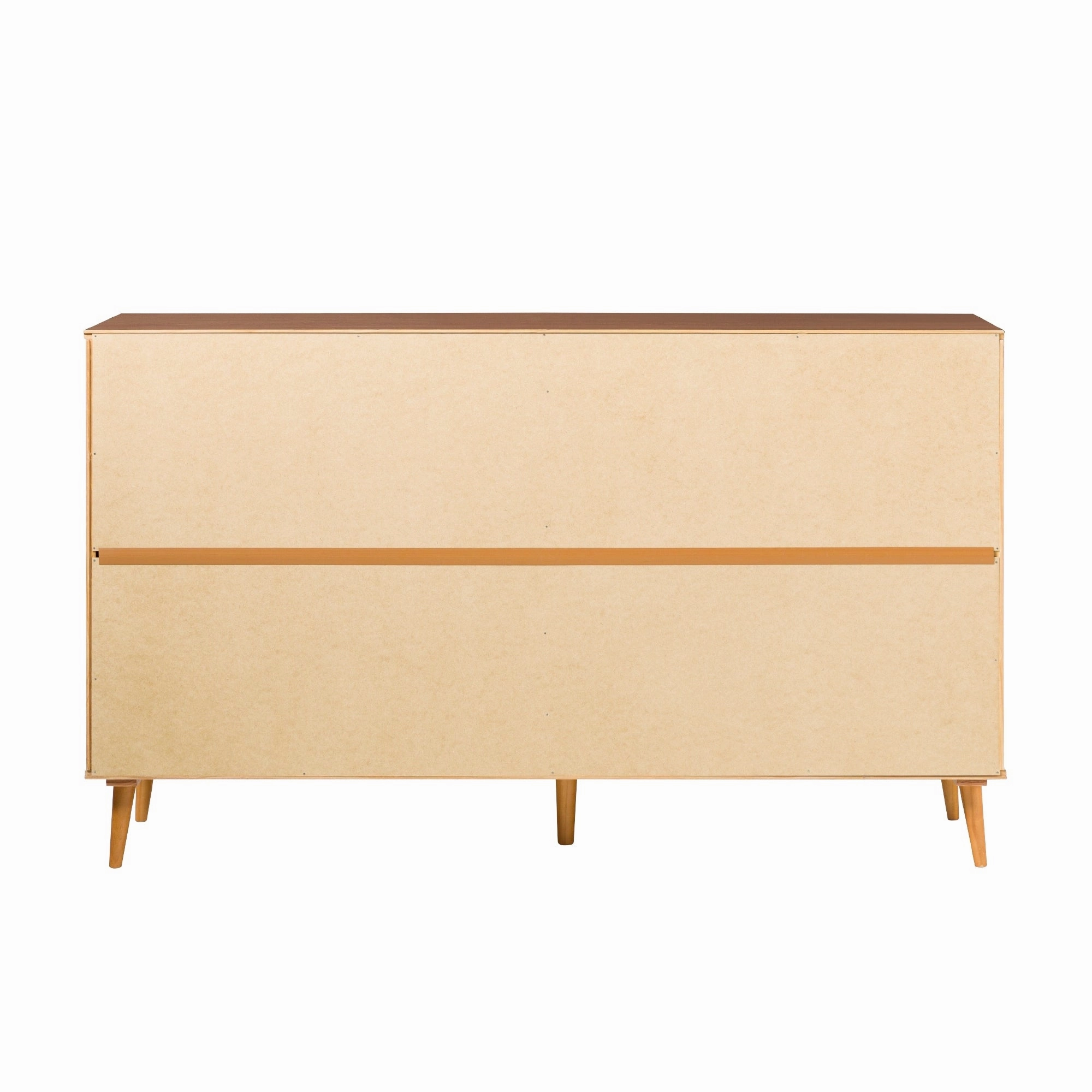 Middlebrook Designs Mid-Century 6-Drawer Solid Wood Dresser