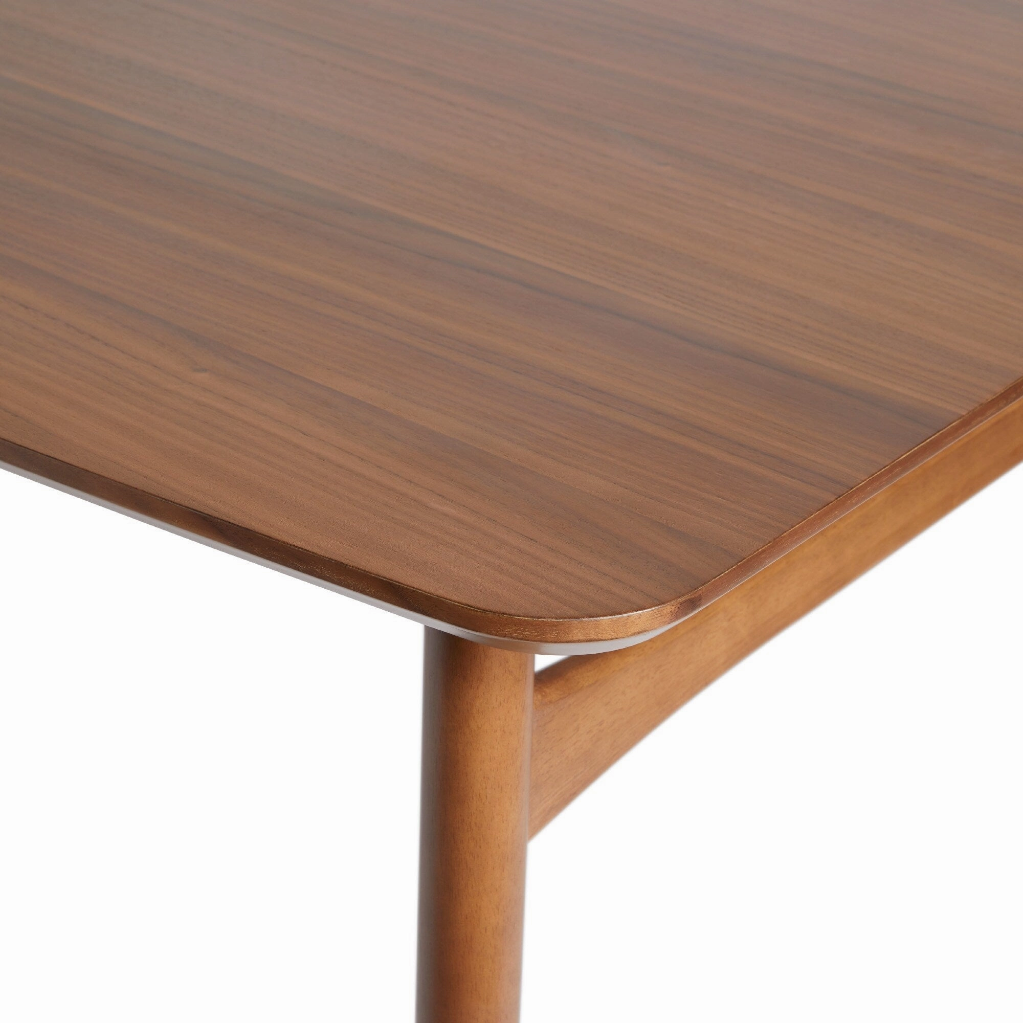 Middlebrook Designs Mid-Century Modern 59 Wood Dining Table