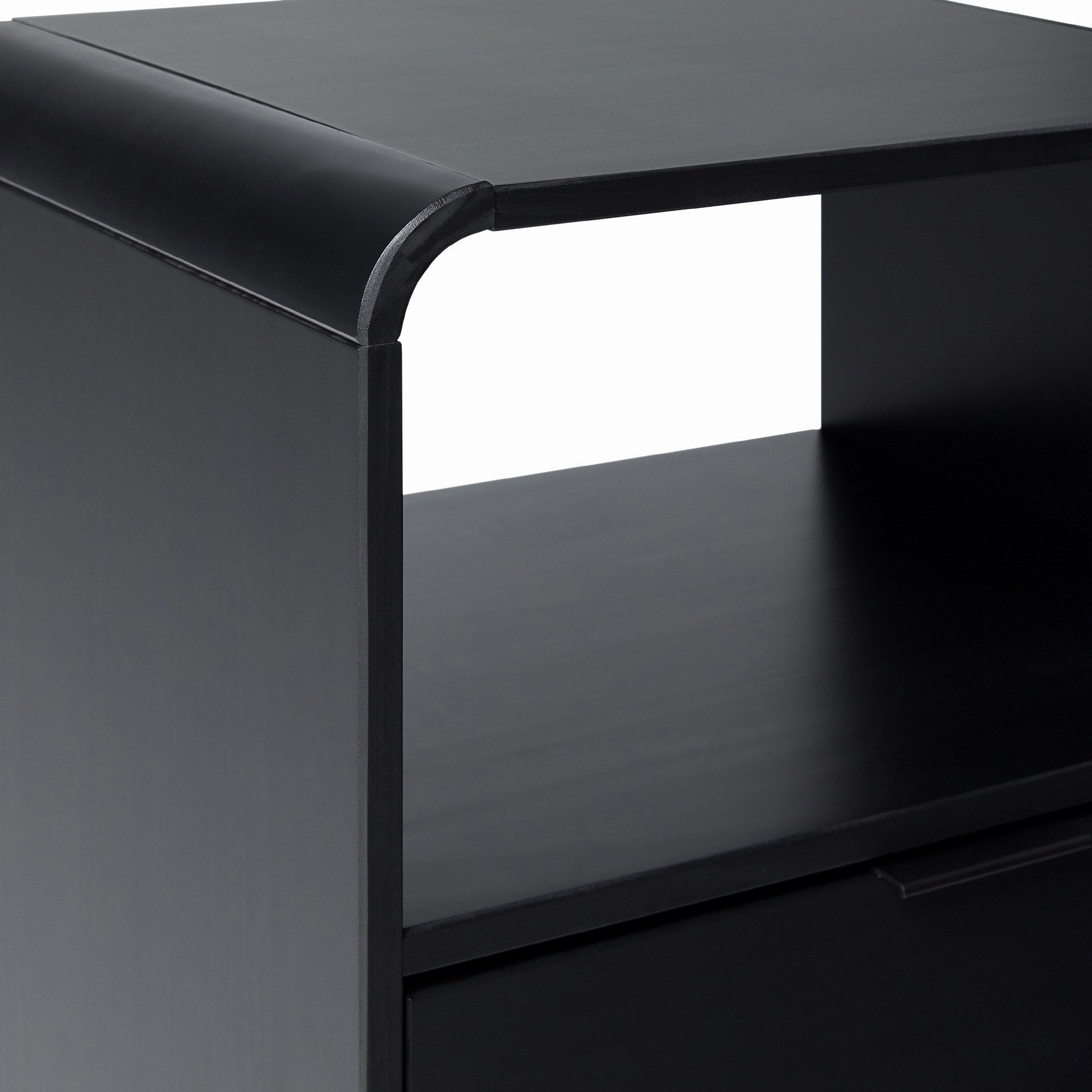 Middlebrook Designs Minimalist Curved-Top Nightstand
