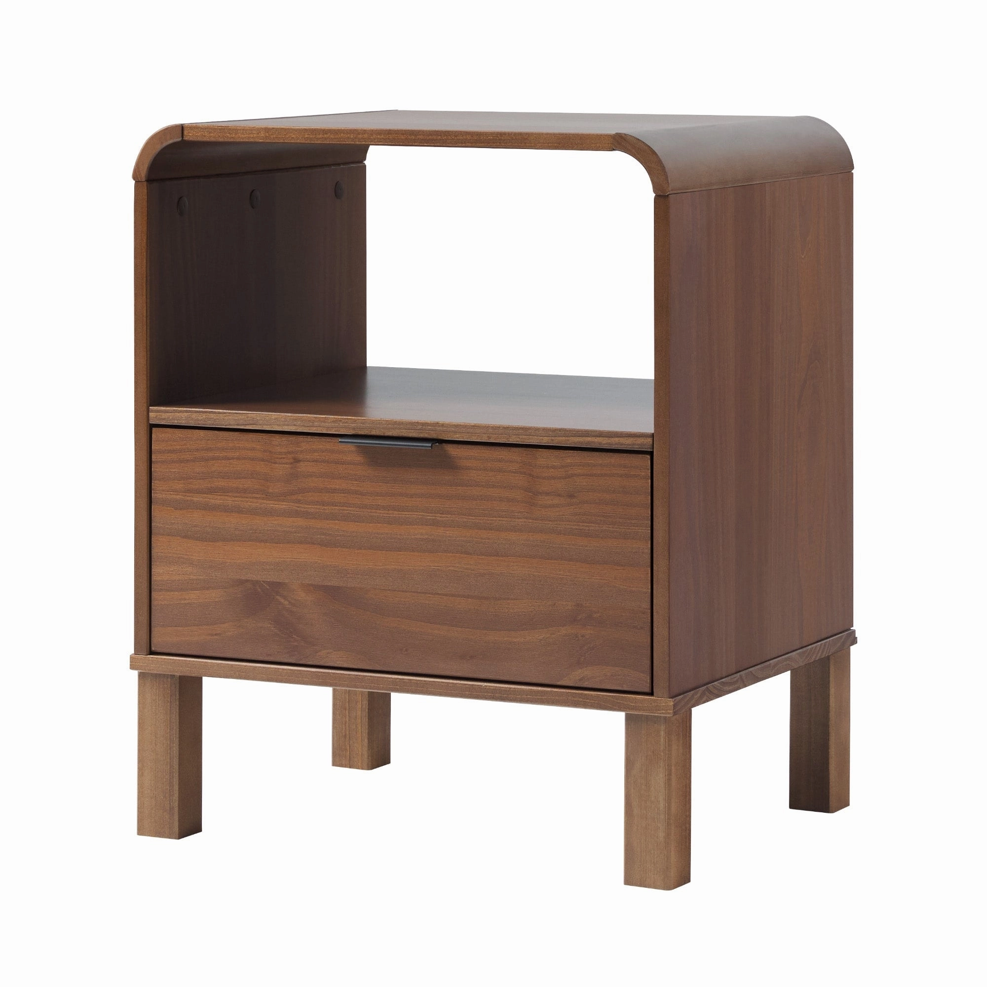 Middlebrook Designs Minimalist Curved-Top Nightstand