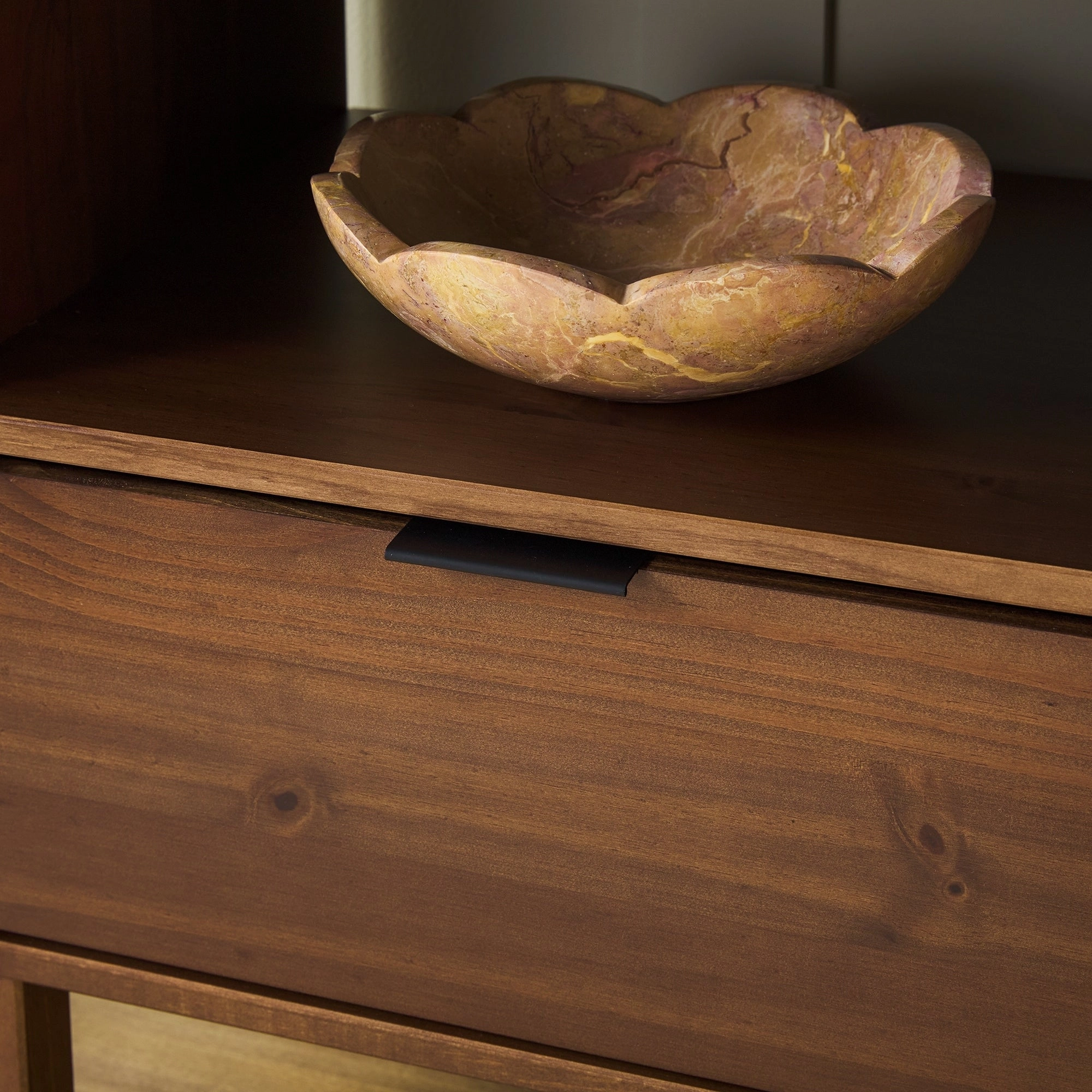 Middlebrook Designs Minimalist Curved-Top Nightstand