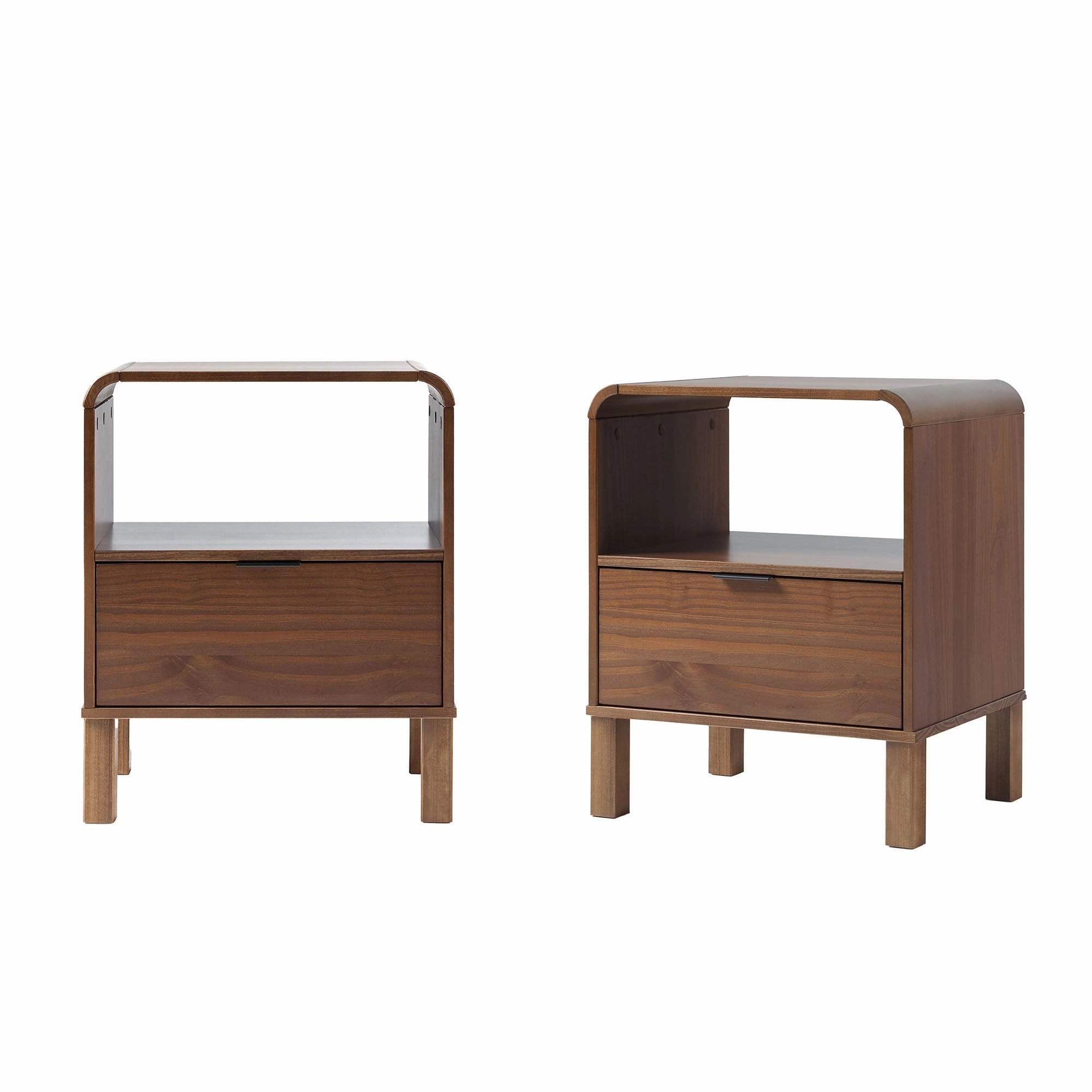 Middlebrook Designs Minimalist Curved-Top Nightstand (Set of 2)
