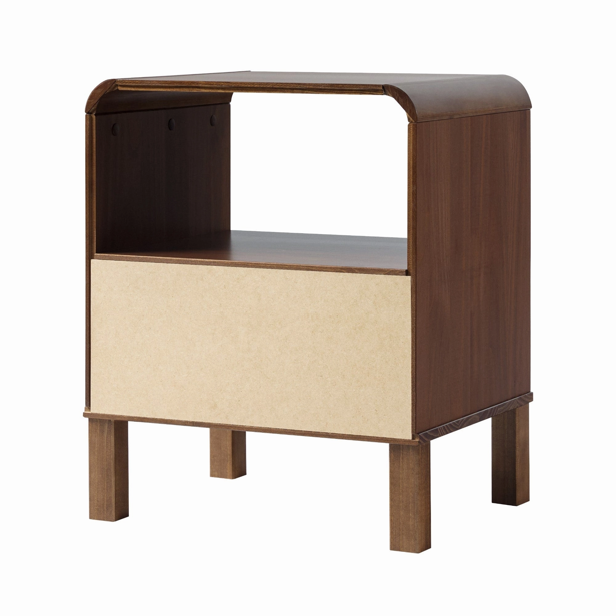 Middlebrook Designs Minimalist Curved-Top Nightstand