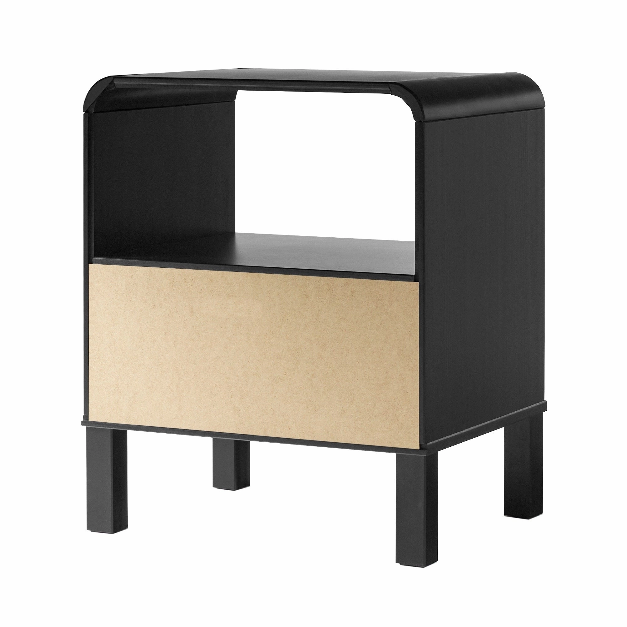 Middlebrook Designs Minimalist Curved-Top Nightstand