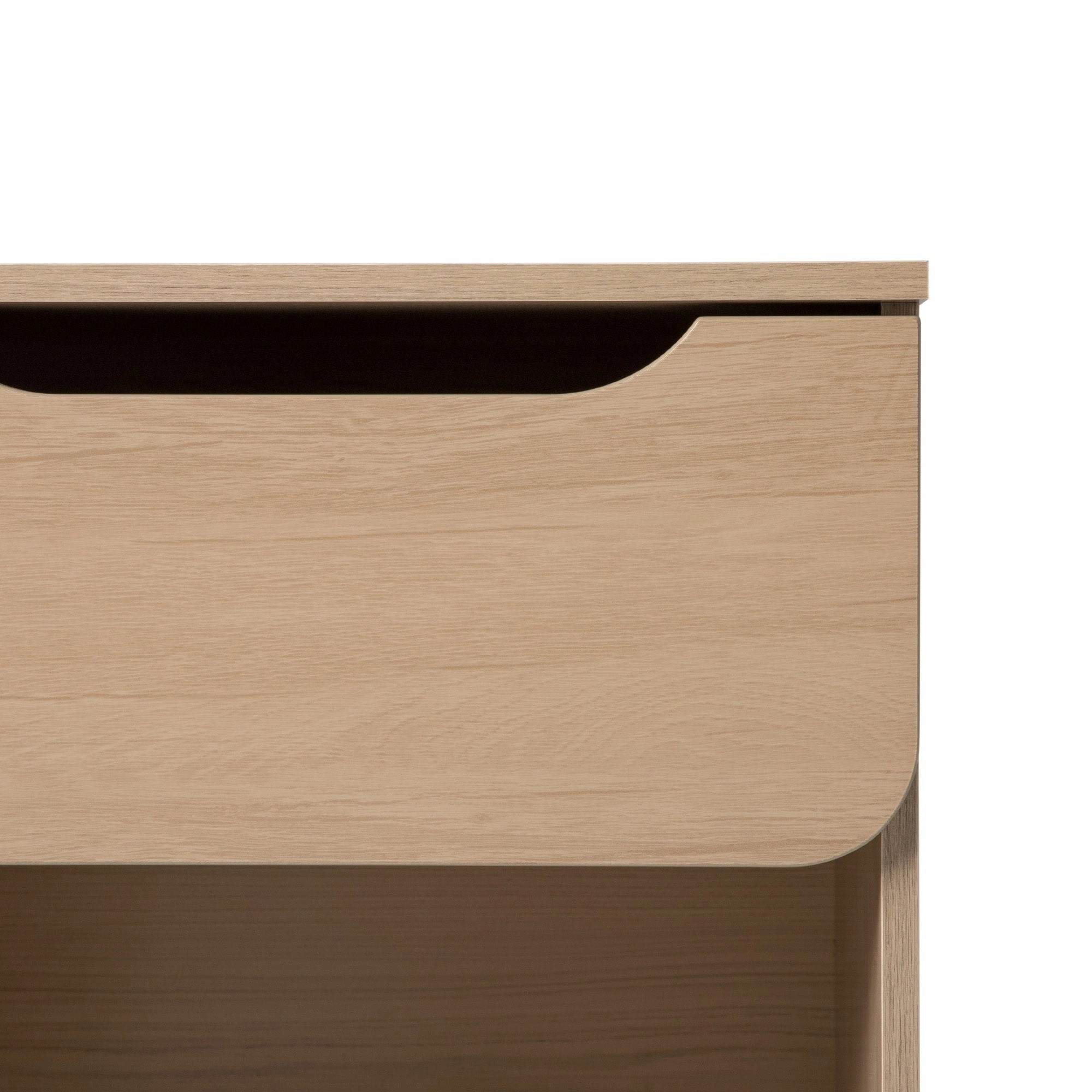 Middlebrook Designs Modern 1-Drawer Nightstand with Cubby