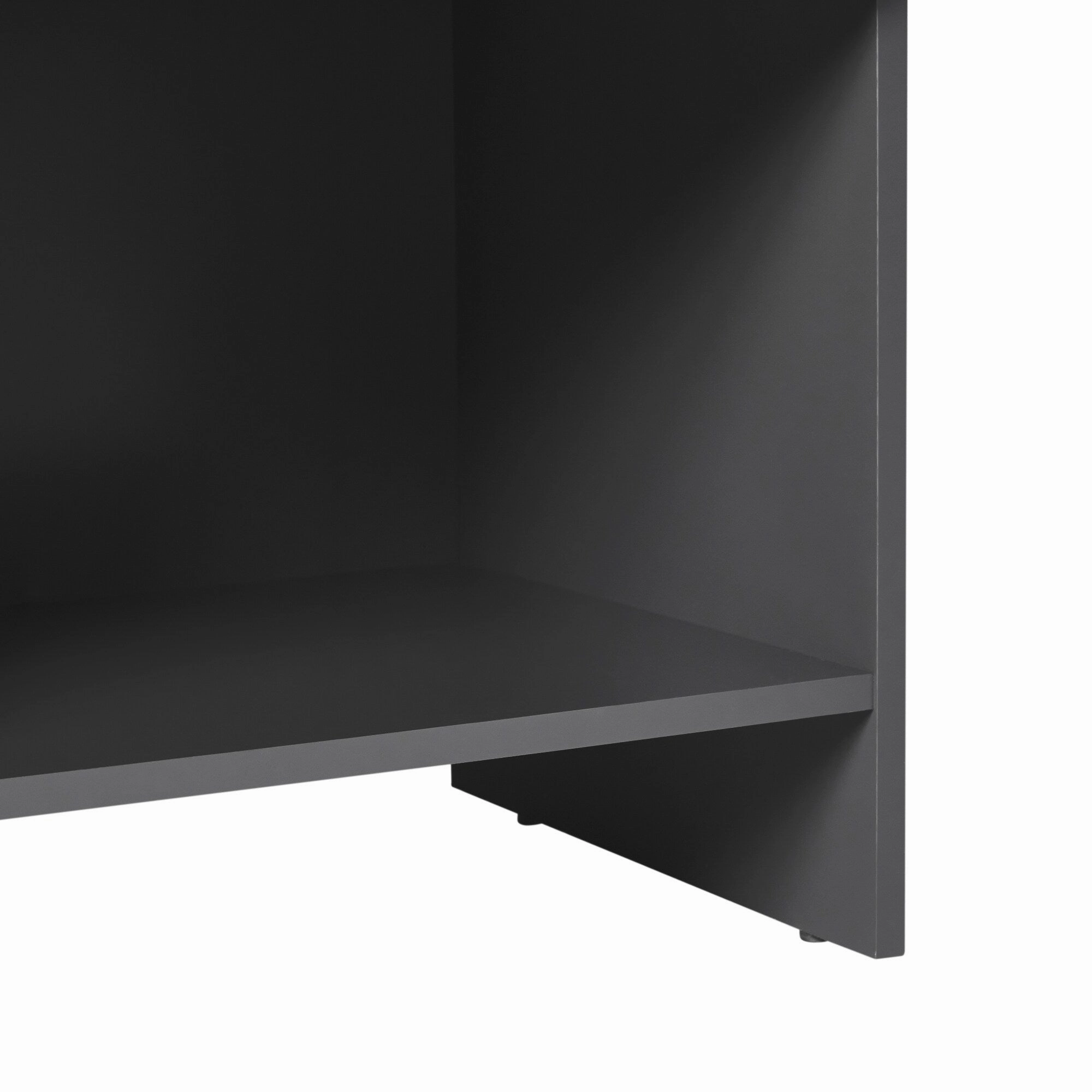 Middlebrook Designs Modern 1-Drawer Nightstand with Cubby