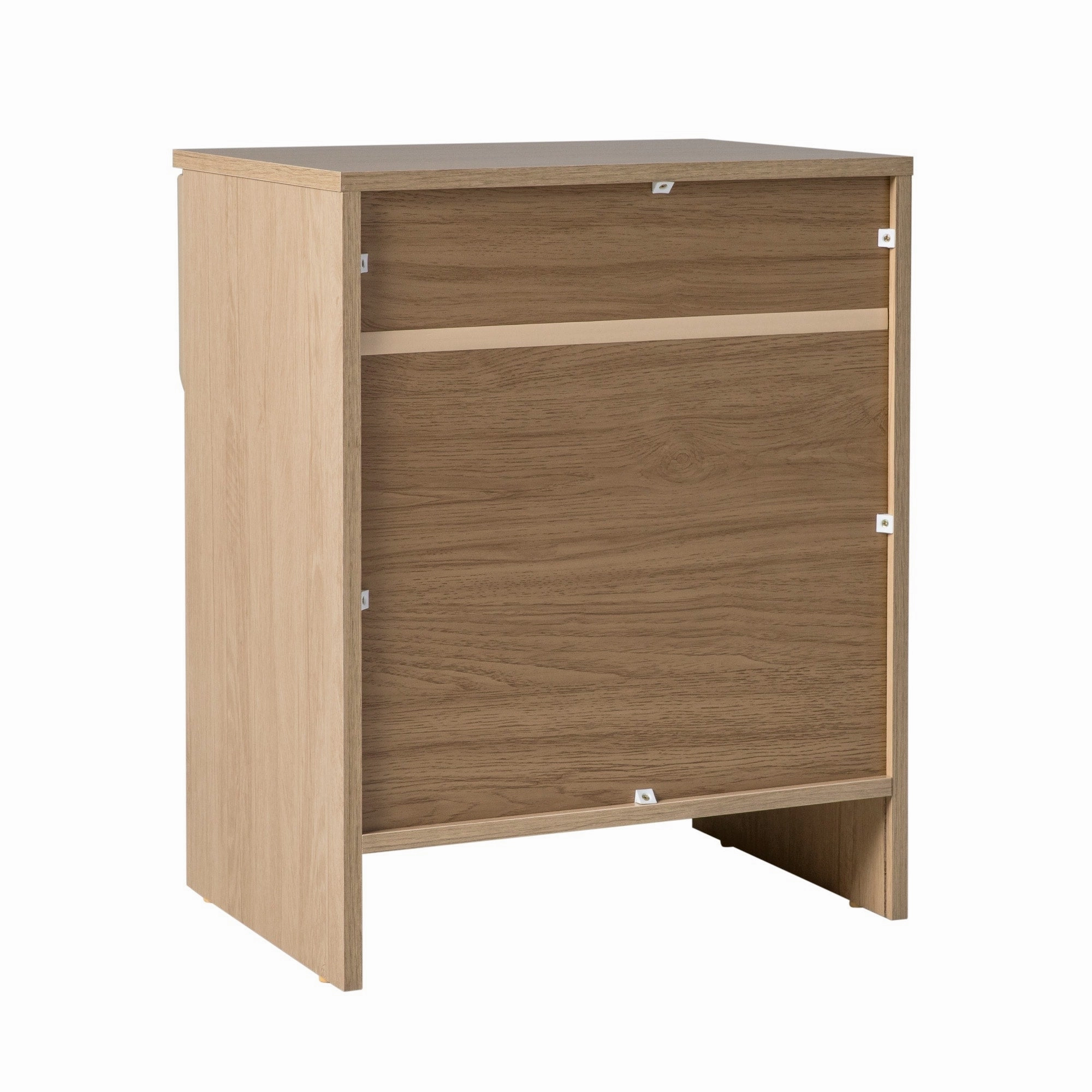 Middlebrook Designs Modern 1-Drawer Nightstand with Cubby