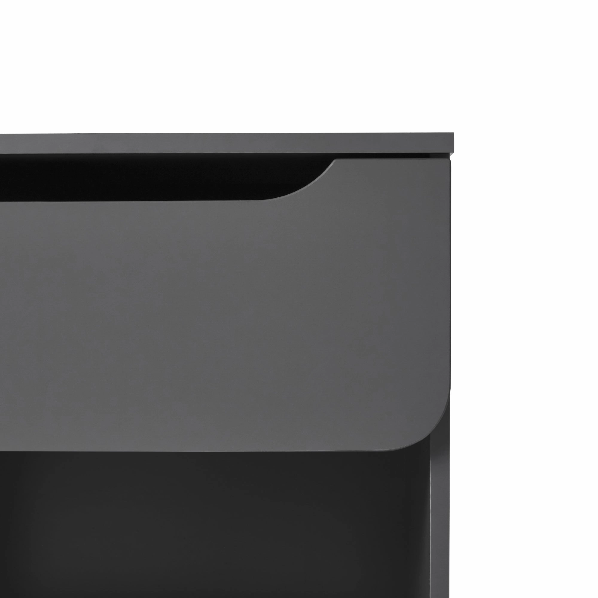 Middlebrook Designs Modern 1-Drawer Nightstand with Cubby