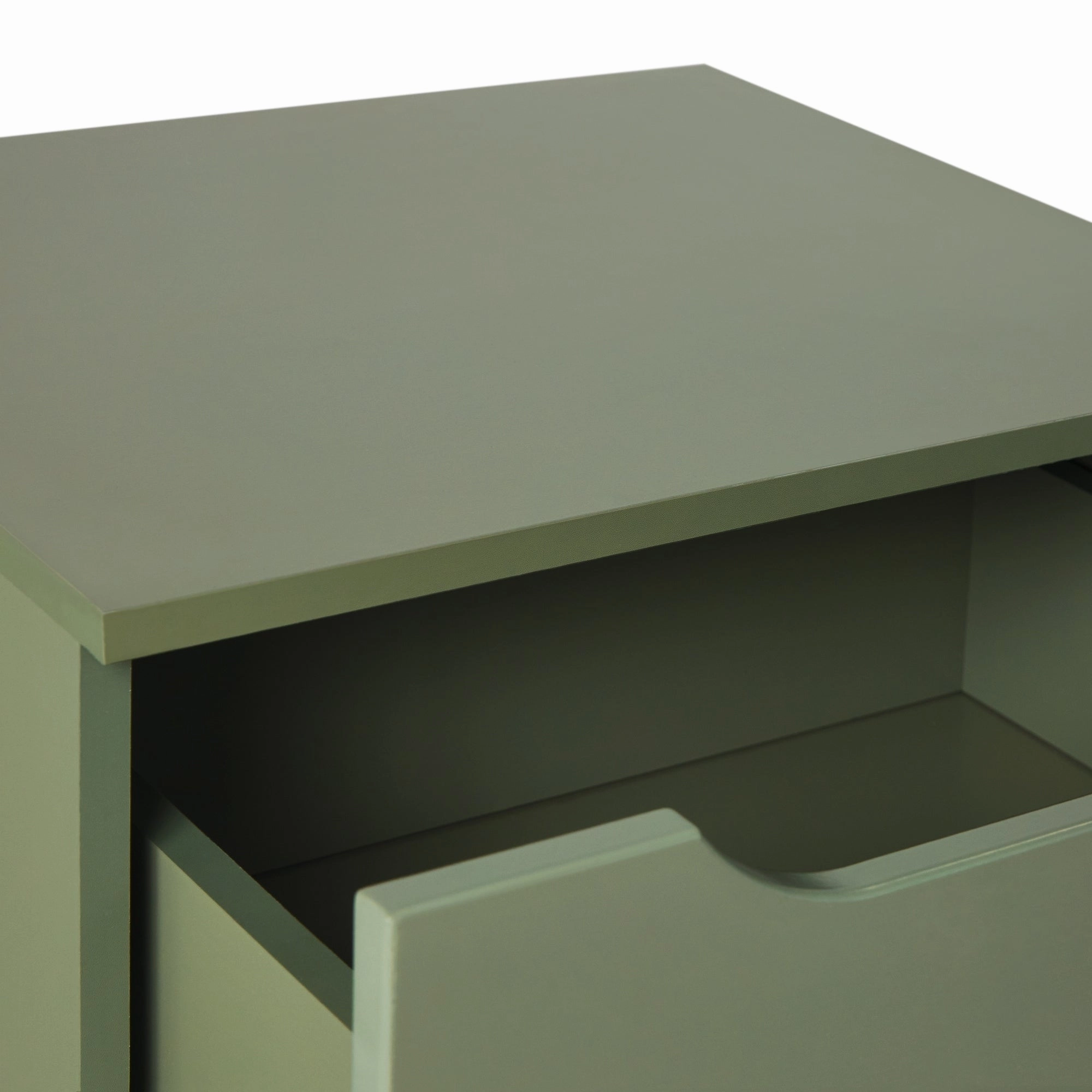 Middlebrook Designs Modern 1-Drawer Nightstand with Cubby