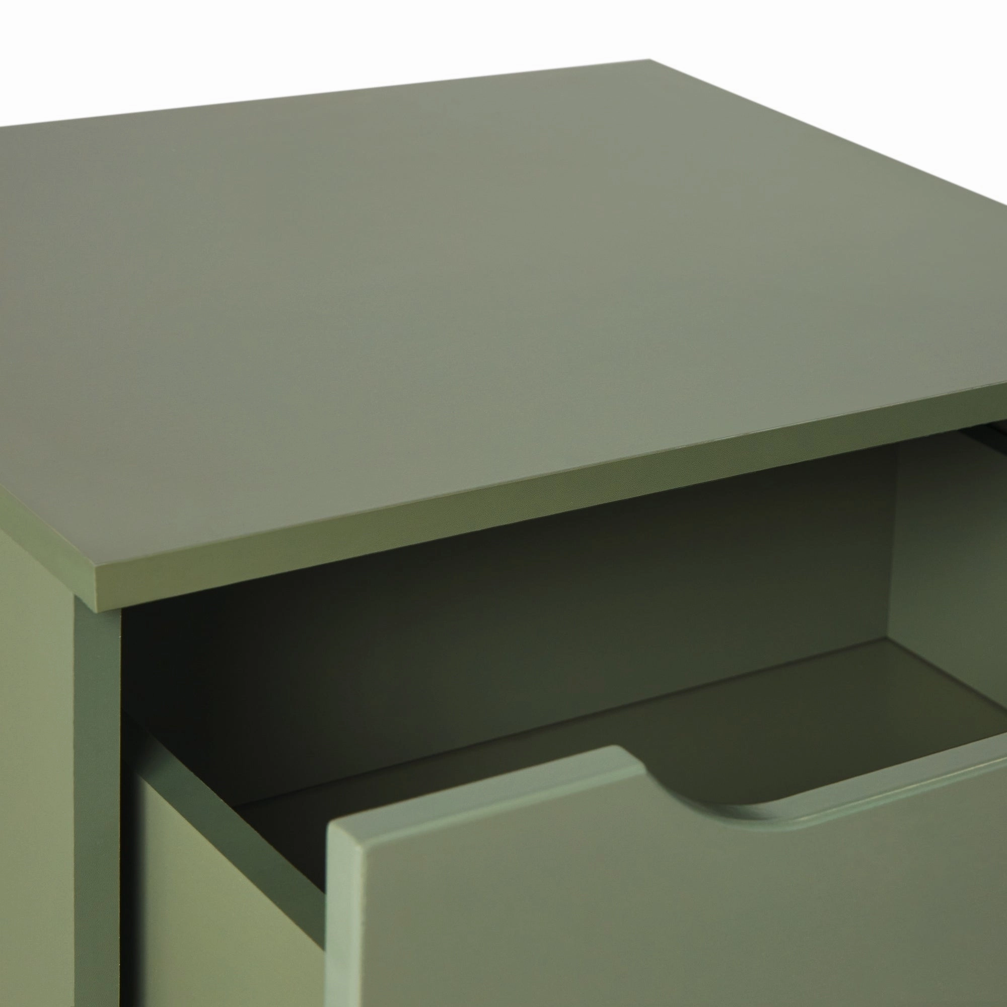 Middlebrook Designs Modern 1-Drawer Nightstand with Cubby