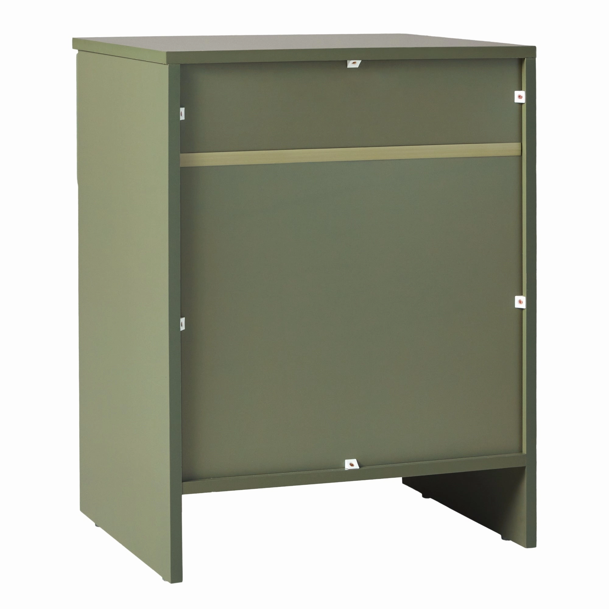 Middlebrook Designs Modern 1-Drawer Nightstand with Cubby