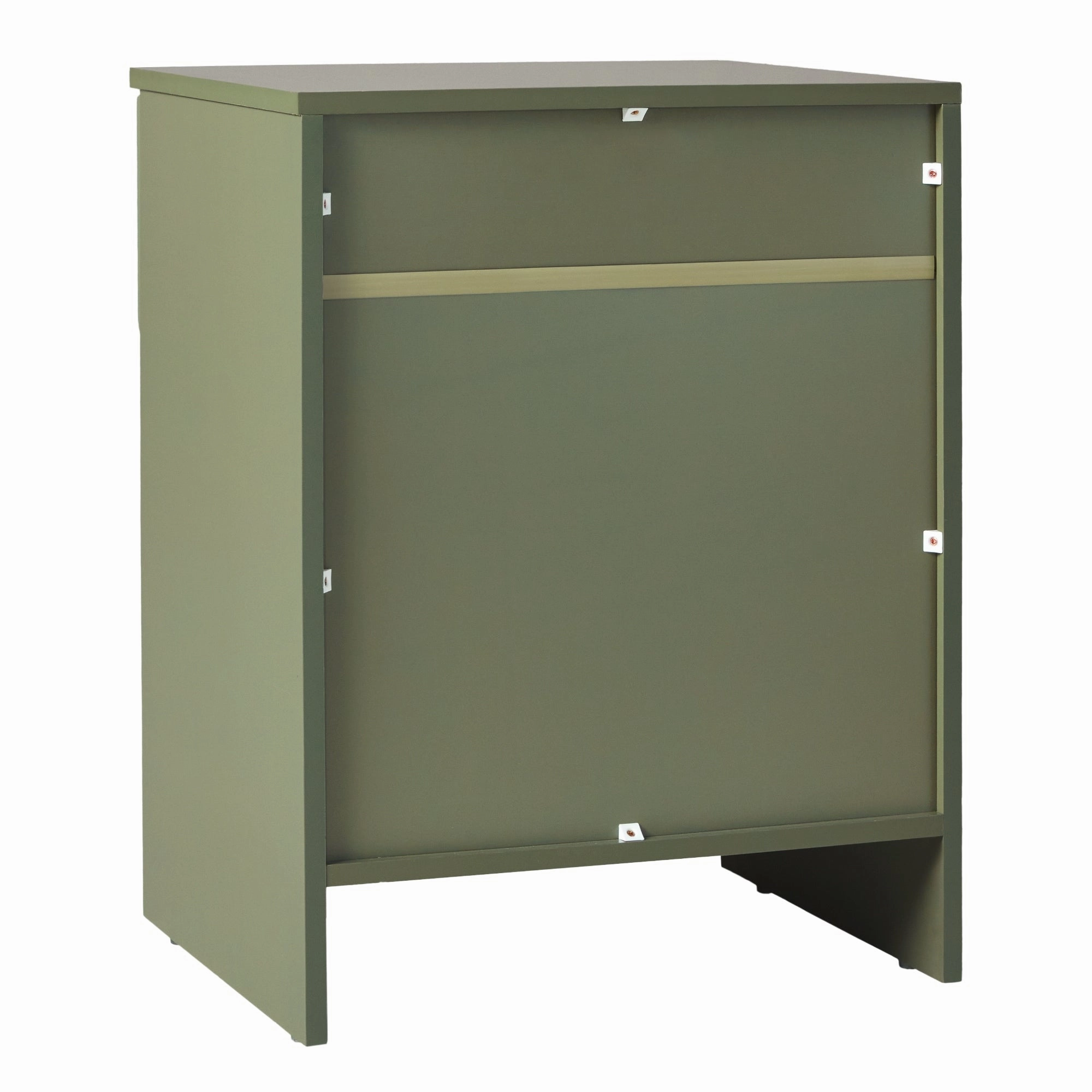 Middlebrook Designs Modern 1-Drawer Nightstand with Cubby
