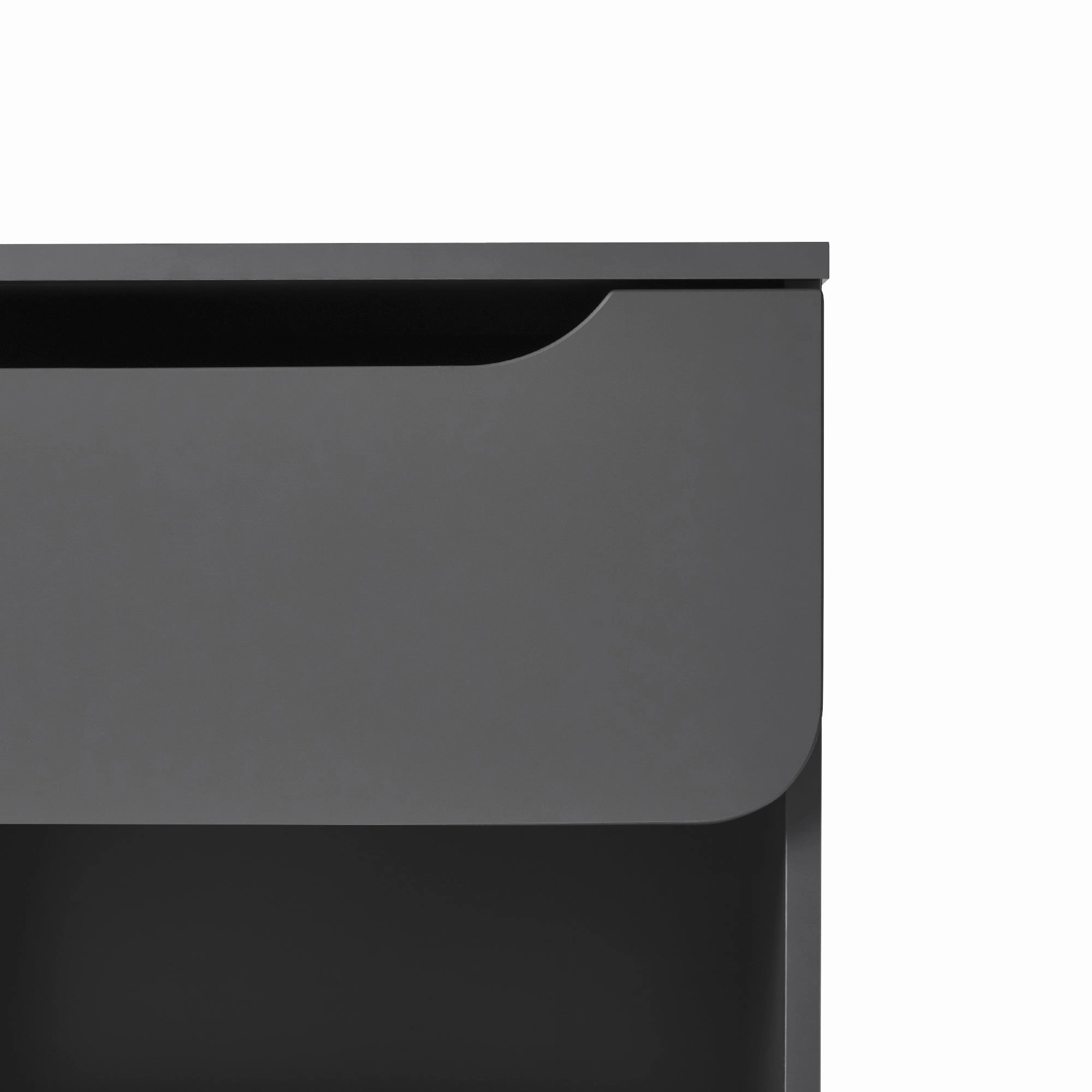 Middlebrook Designs Modern 1-Drawer Nightstand with Cubby