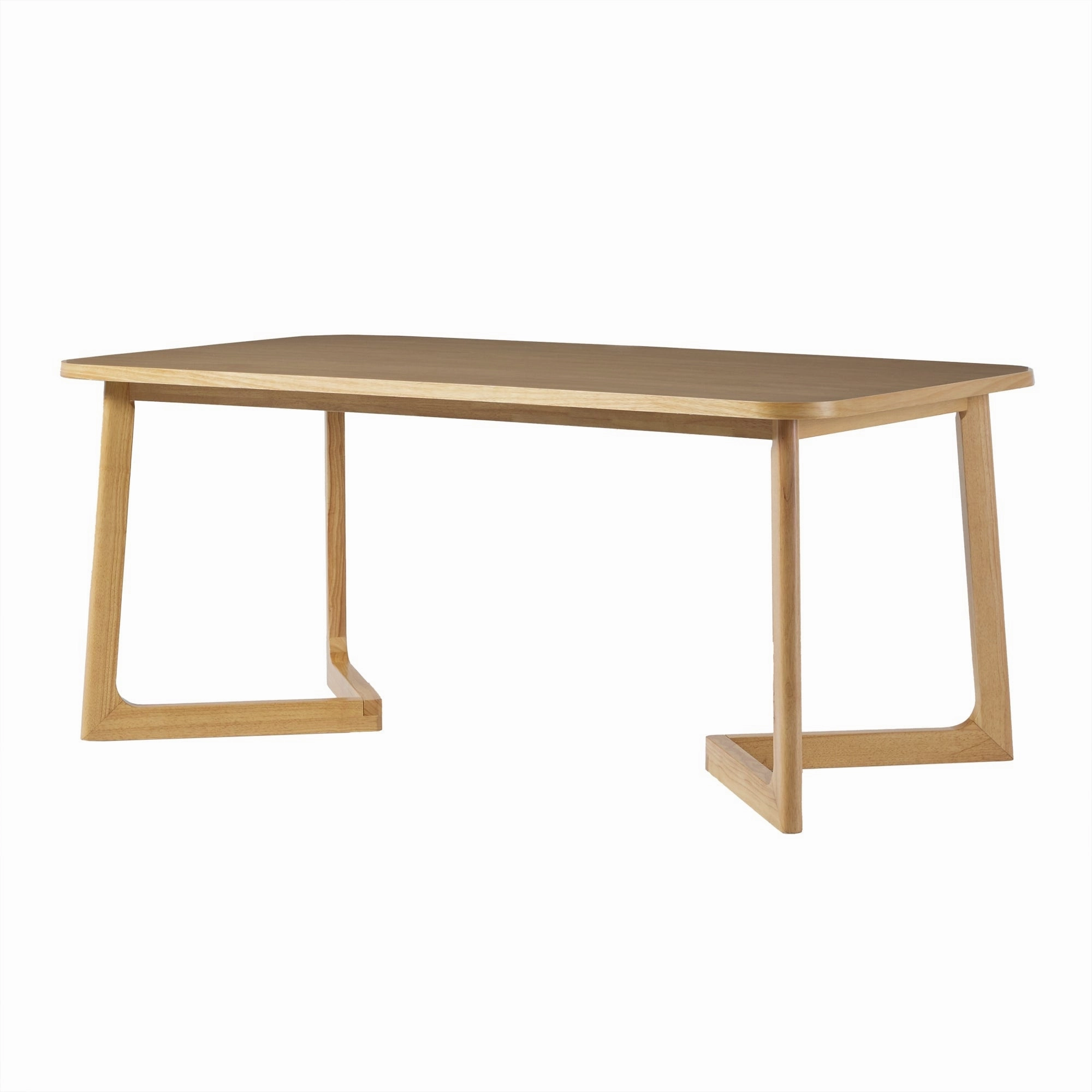 Middlebrook Modern Solid Wood Dining Table with Geometric Legs