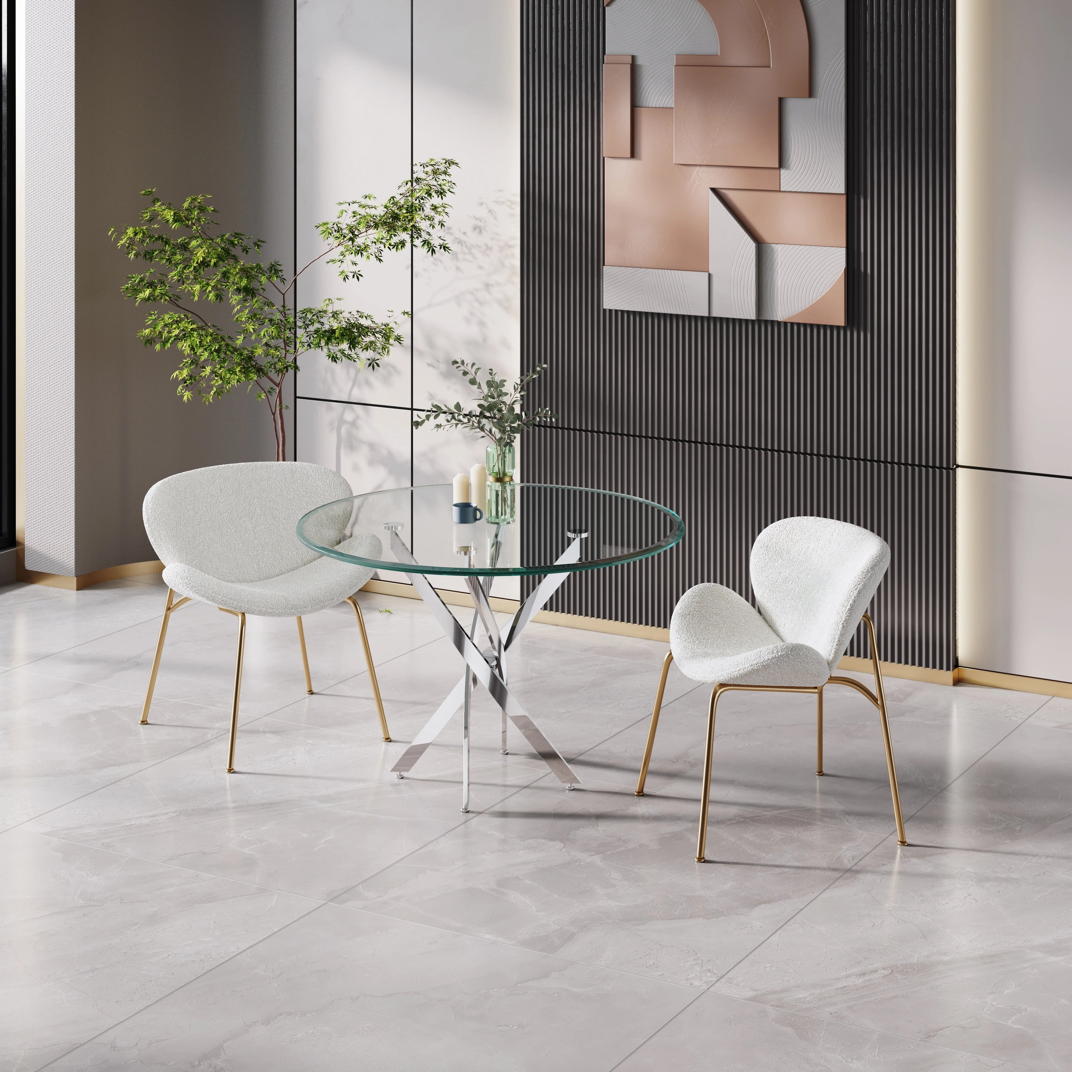 Modern Velvet Upholstered Chair. Ergonomic Design for Comfort and Style in Any Setting.