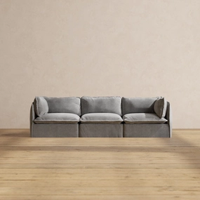 Modular Performance 3-Seater in Ash | Relaxed Blend