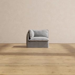 Modular Performance Corner Chair in Ash | Deluxe Blend