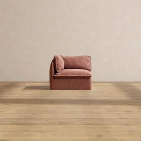 Modular Performance Corner Chair in Chestnut | Deluxe Blend