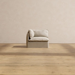 Modular Performance Corner Chair in Dune | Deluxe Blend