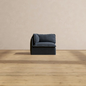Modular Performance Corner Chair in Indigo | Relaxed Blend