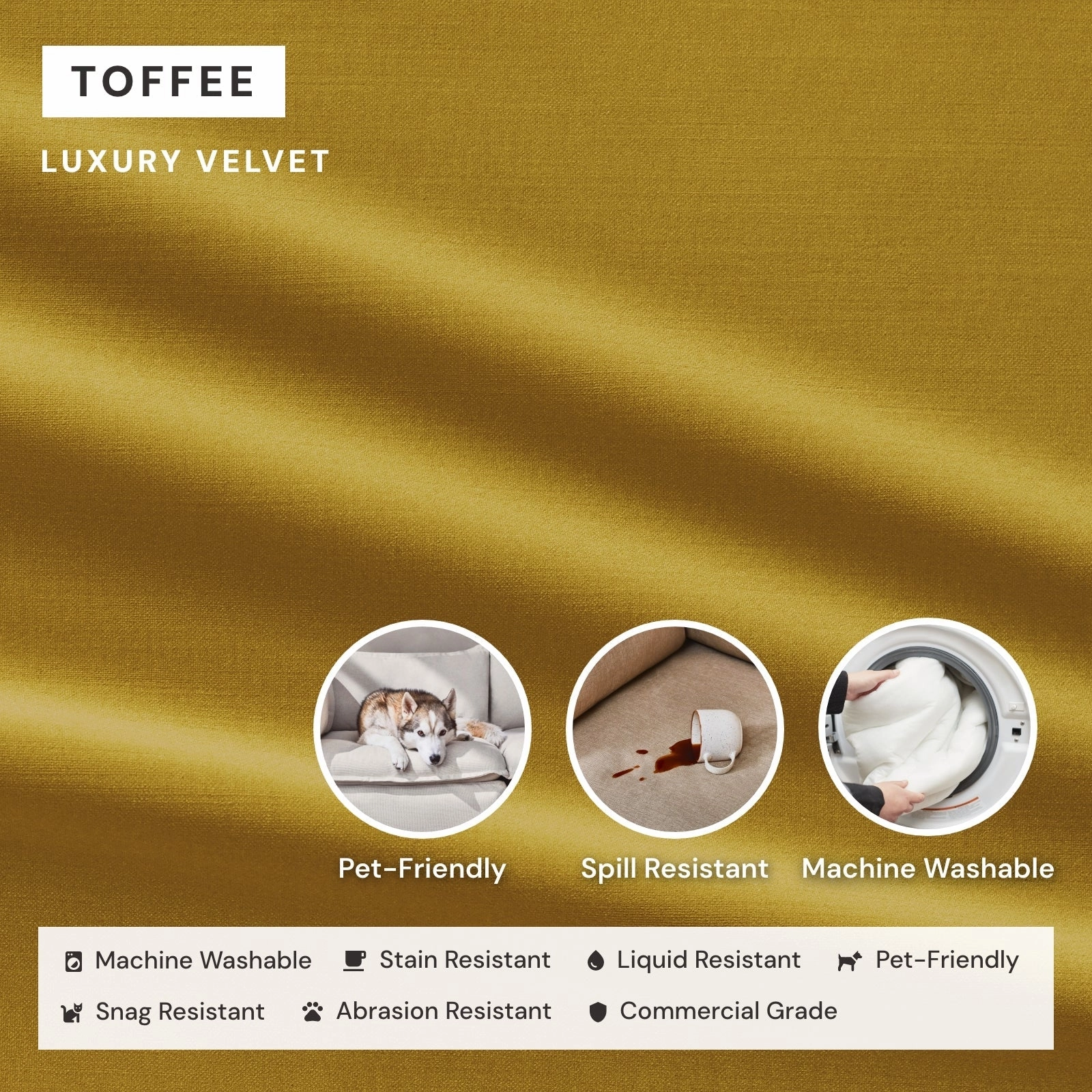 Modular Performance Corner Chair in Toffee | Deluxe Blend