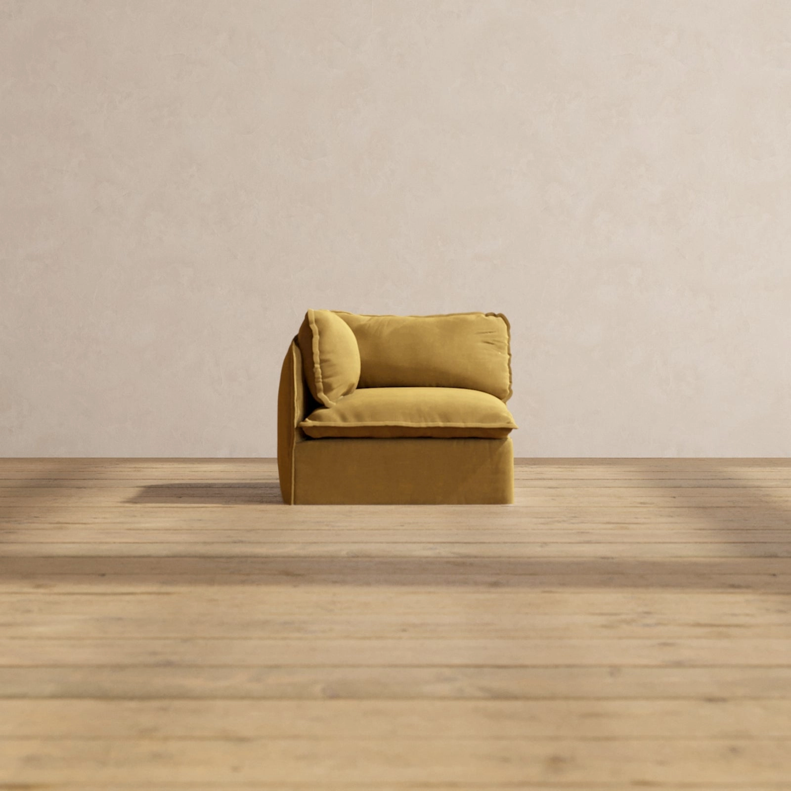 Modular Performance Corner Chair in Toffee | Deluxe Blend