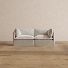 Modular Washable 2-Seater in Coco | Deluxe  Seat | Cloud Pillow