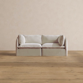 Modular Washable 2-Seater in Coco | Memorix  Seat | Contour Pillow