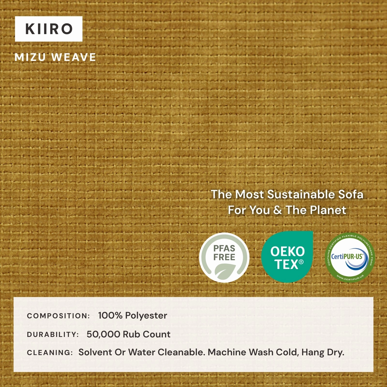 Modular Washable 2-Seater in Kiiro | Memorix  Seat | Contour Pillow