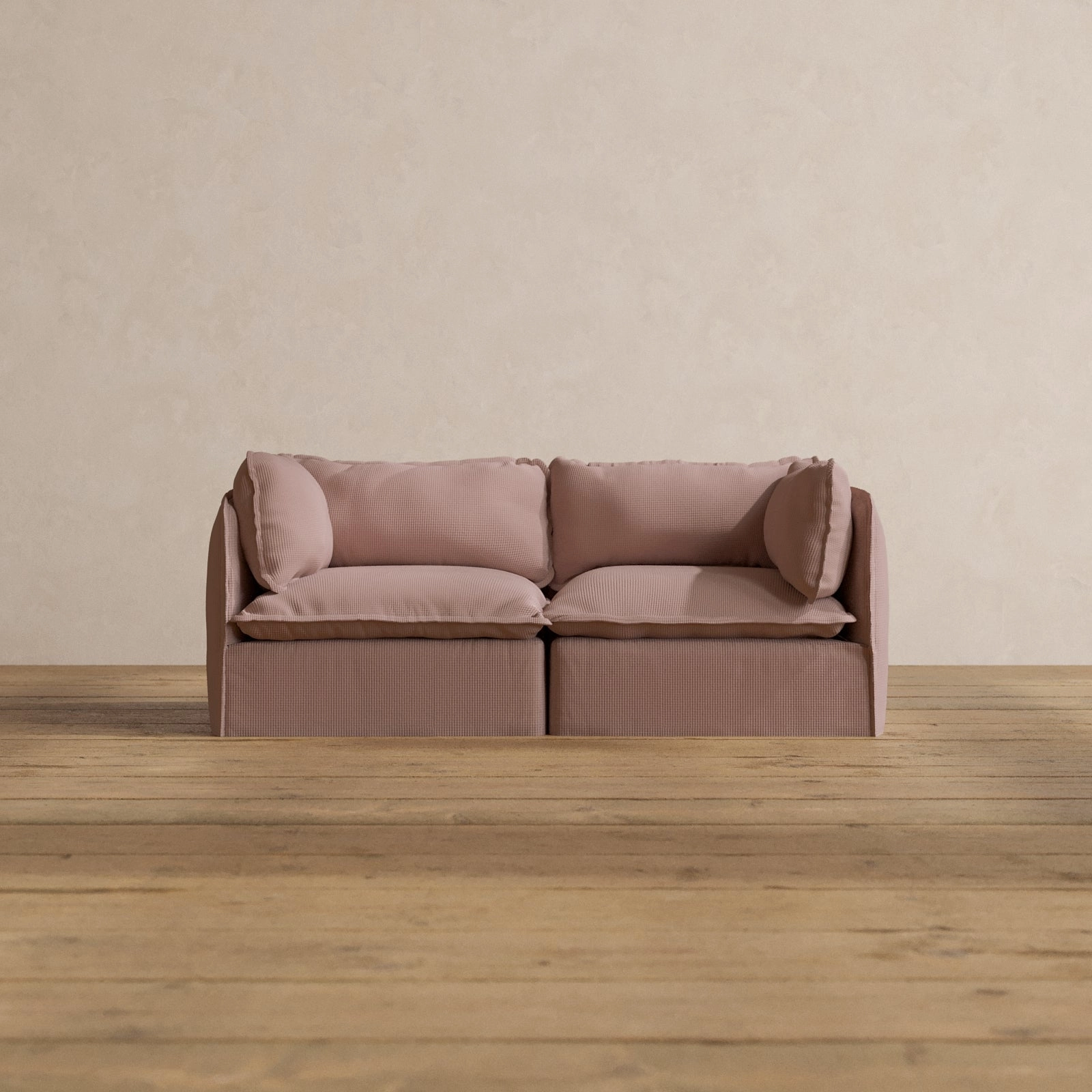 Modular Washable 2-Seater in Sakura | Deluxe  Seat | Cloud Pillow