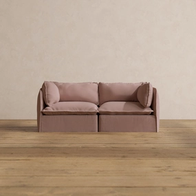Modular Washable 2-Seater in Sakura | Deluxe  Seat | Cloud Pillow