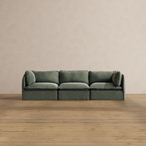 Modular Washable 3-Seater in Willow | Memorix  Seat | Contour Pillow