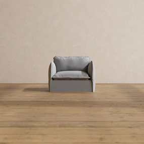Modular Washable Armchair in Pumice | Memorix  Seat | Contour Pillow