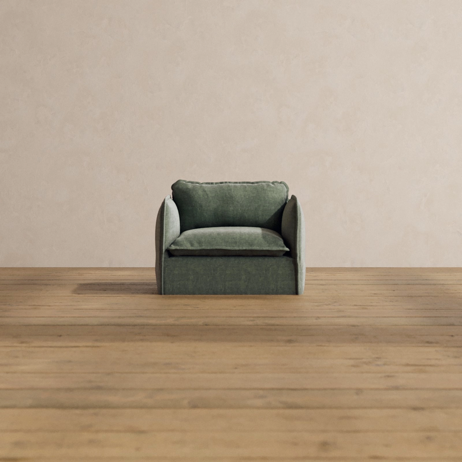 Modular Washable Armchair in Willow | Memorix  Seat | Contour Pillow