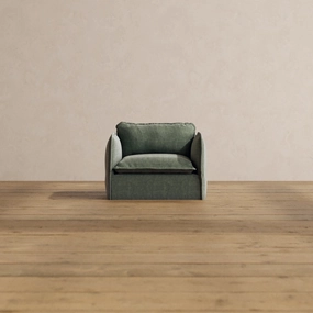 Modular Washable Armchair in Willow | Memorix  Seat | Contour Pillow