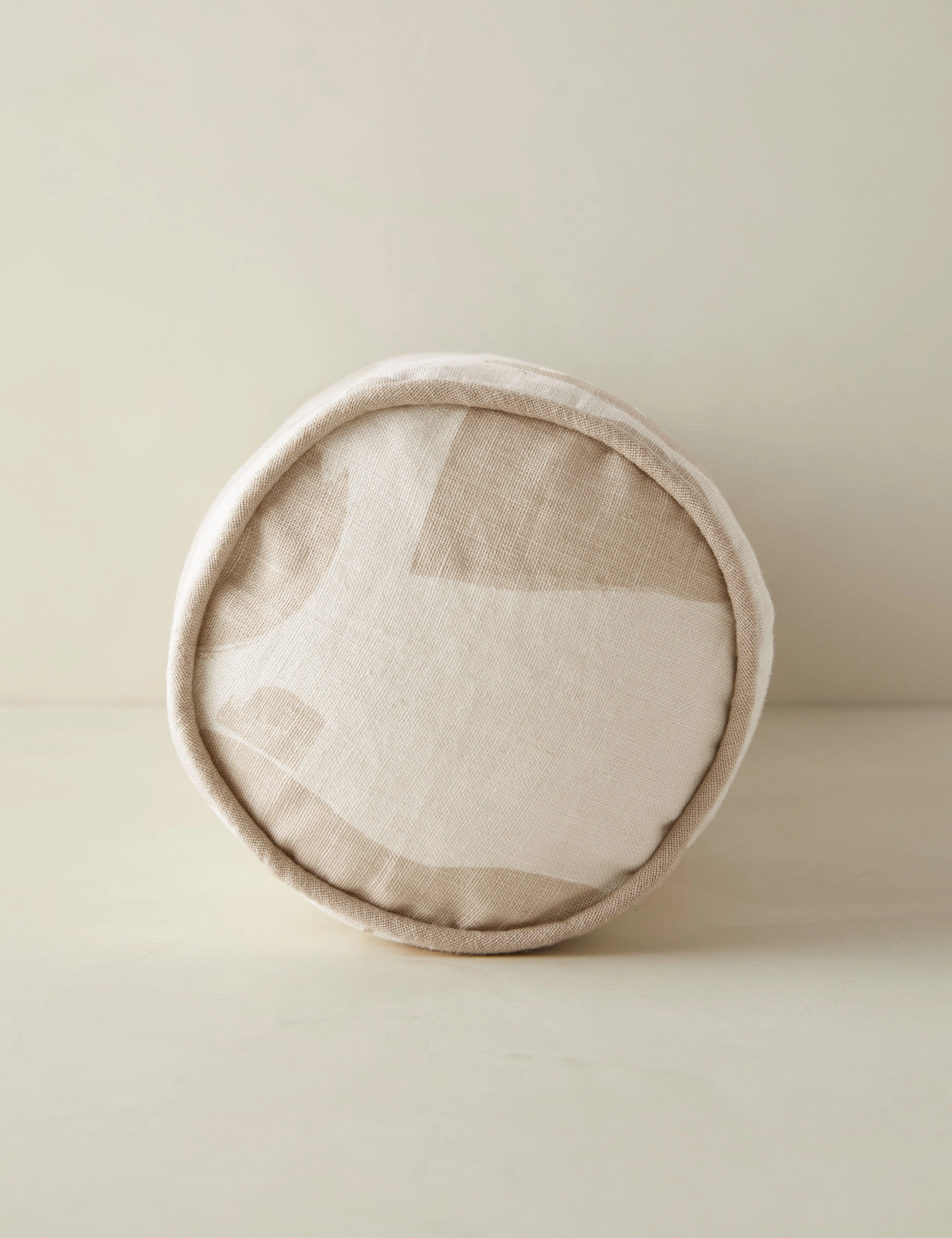 Organic Shapes Linen Bolster Pillow by Sarah Sherman Samuel