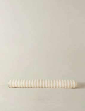 Painterly Stripe Linen Long Bolster Pillow by Sarah Sherman Samuel