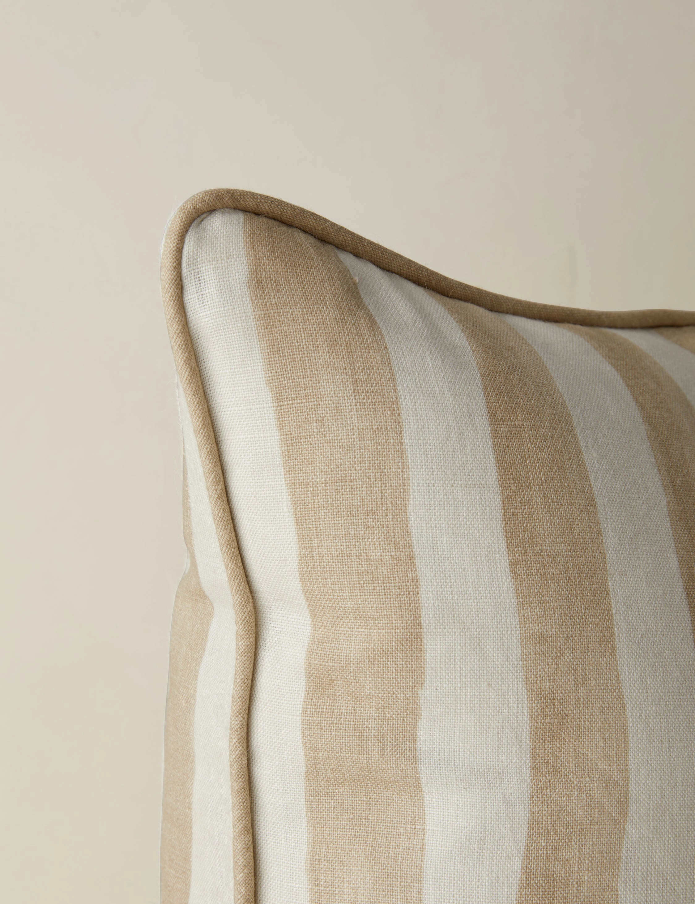 Painterly Stripe Linen Pillow by Sarah Sherman Samuel