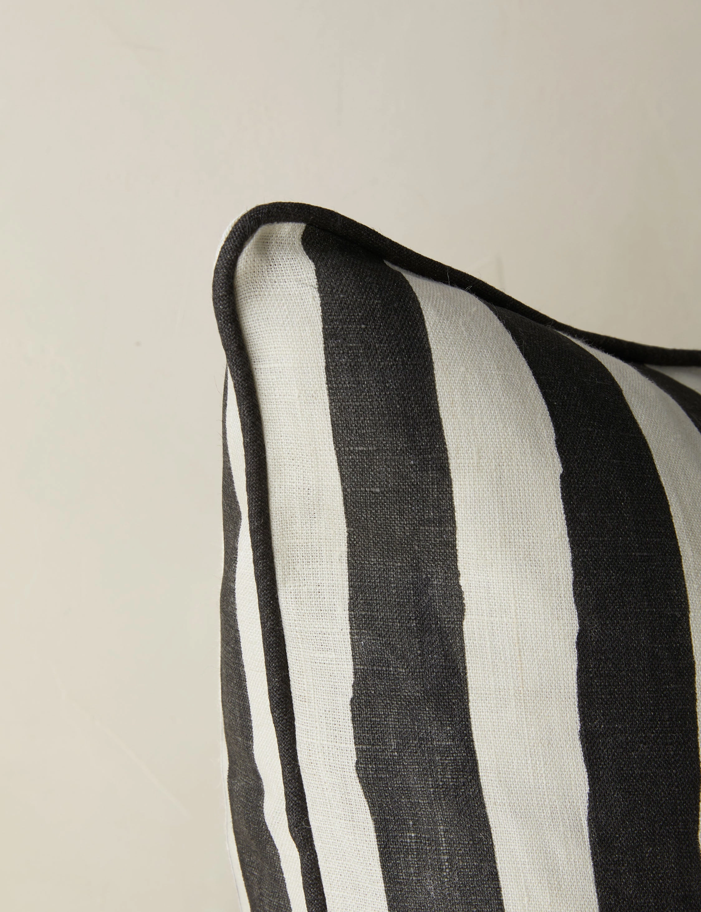 Painterly Stripe Linen Pillow by Sarah Sherman Samuel