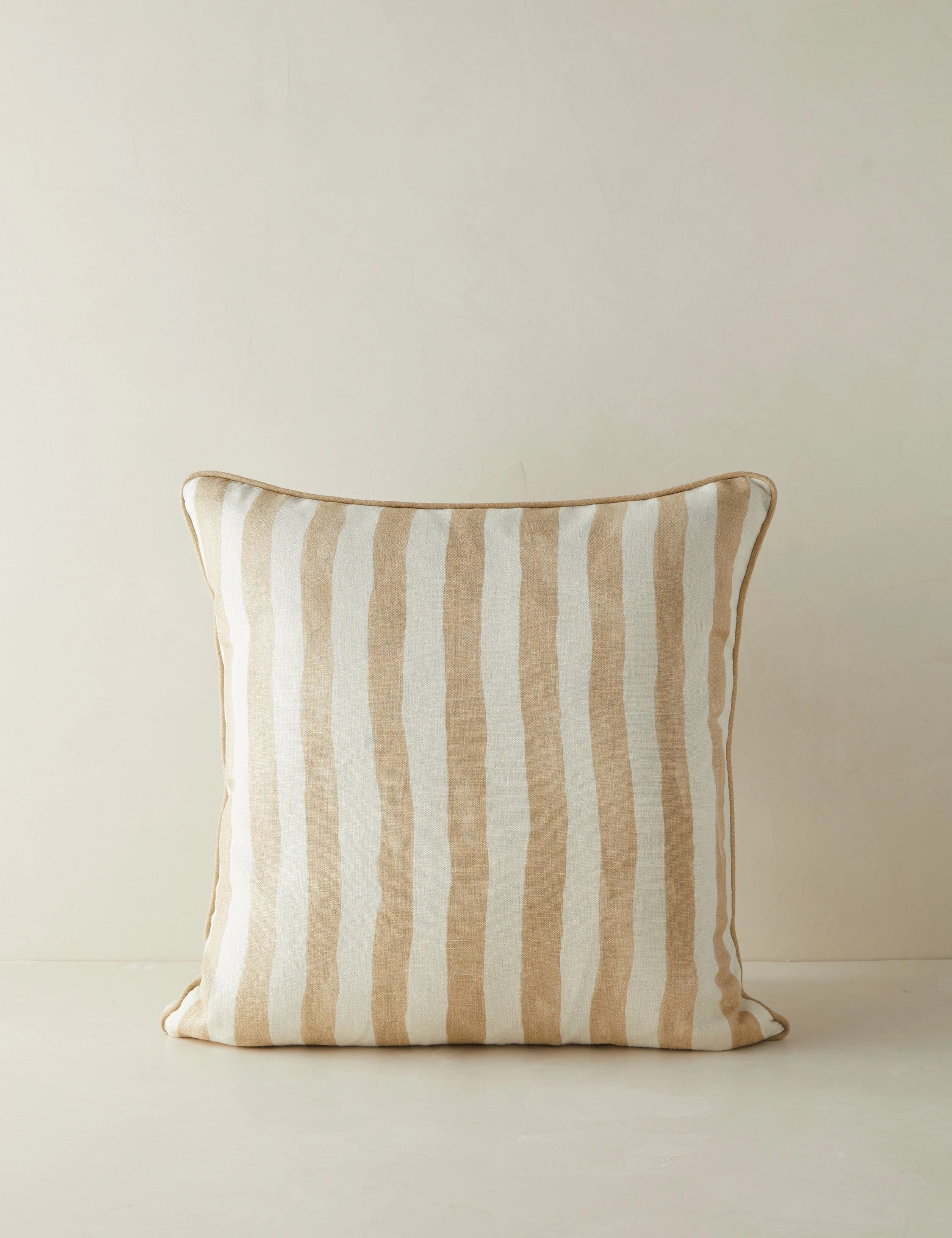 Painterly Stripe Linen Pillow by Sarah Sherman Samuel