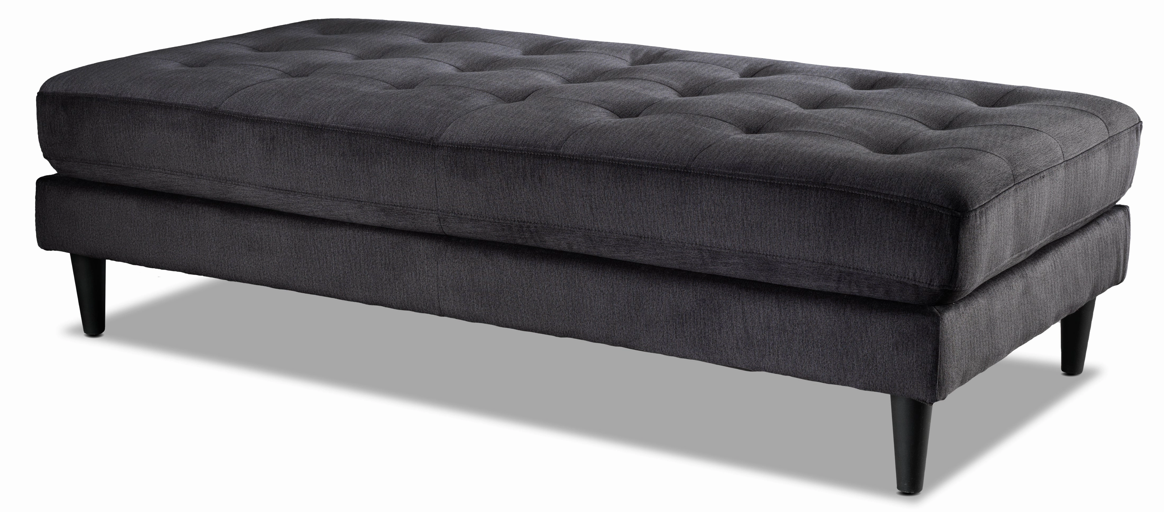 Paragon Ottoman - Charcoal