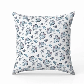 Rose Dreams Faux Suede Reversible Throw Pillow White and Brown