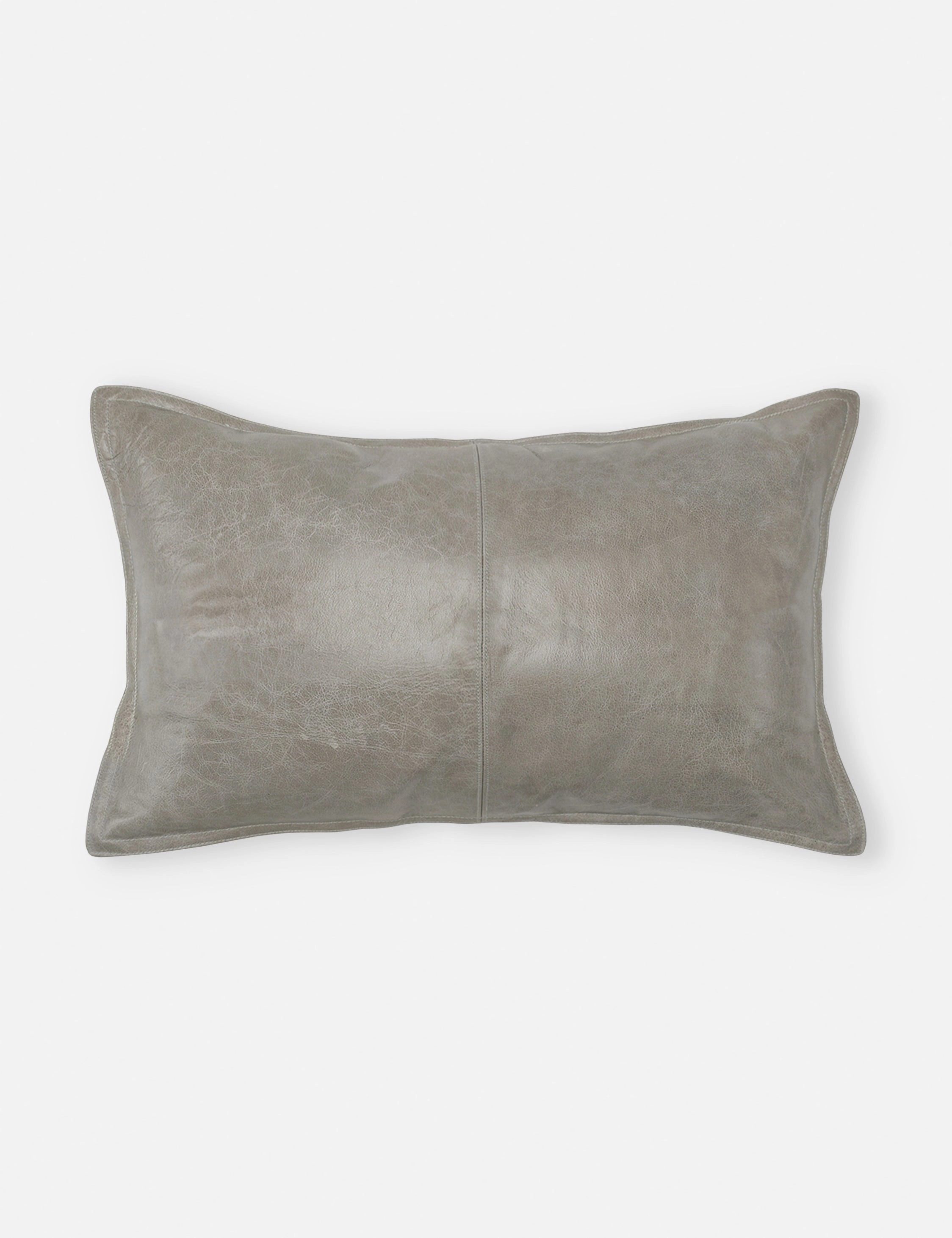 Sabrea Leather Lumbar Pillow